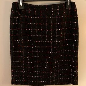 Ann Taylor Tweed Skirt, Sz- 2, EUC